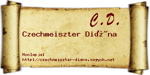 Czechmeiszter Diána névjegykártya