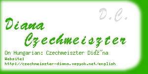 diana czechmeiszter business card